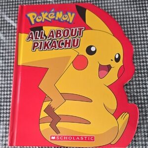 Scholastic Red and Yellow Pikachu Adventure Book